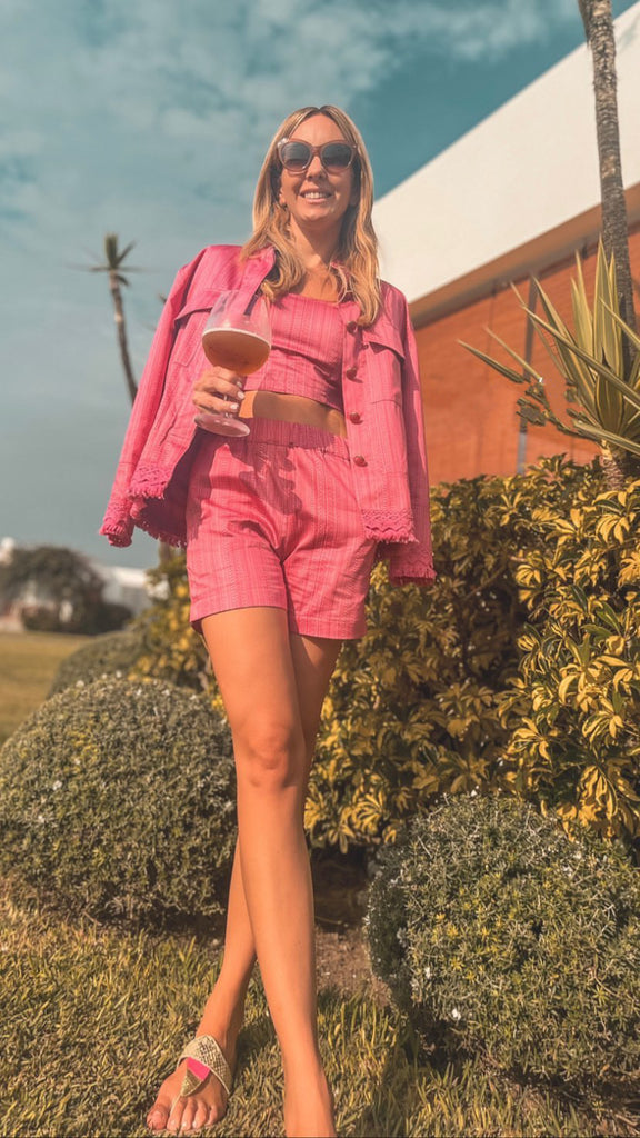 CONJUNTO TOP Y SHORT MARGARITA