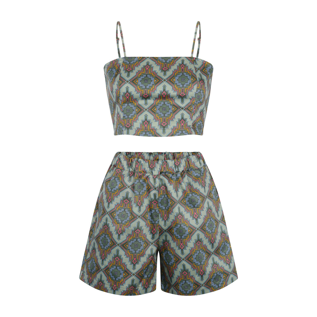CONJUNTO TOP Y SHORT MARGARITA